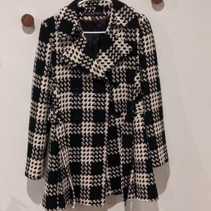 Woven peacoat